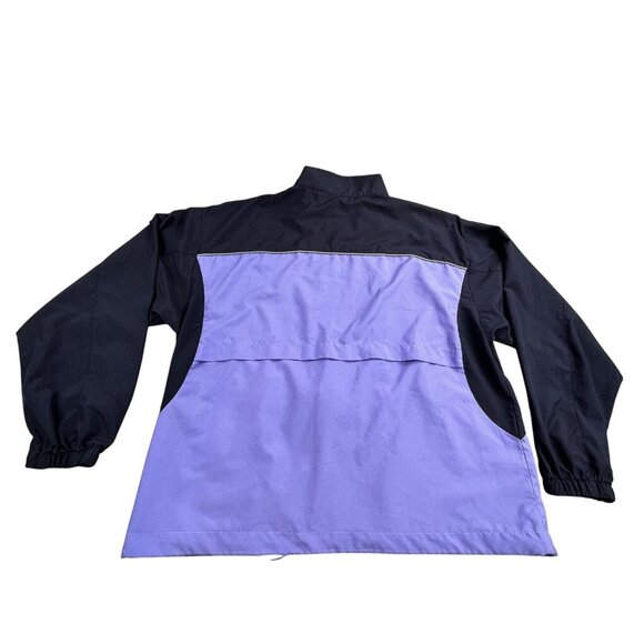 New Balance Womens Medium Purple USA Lightweight Jacket Full Zip Windbreaker Y2K - Picture 2 of 16
